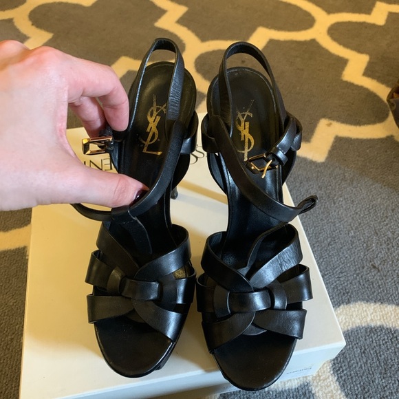 YSL tribute sandals size 38.5 - Picture 3 of 4